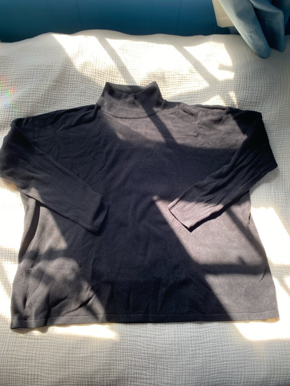 Classic Black Turtleneck Sweater - Women
